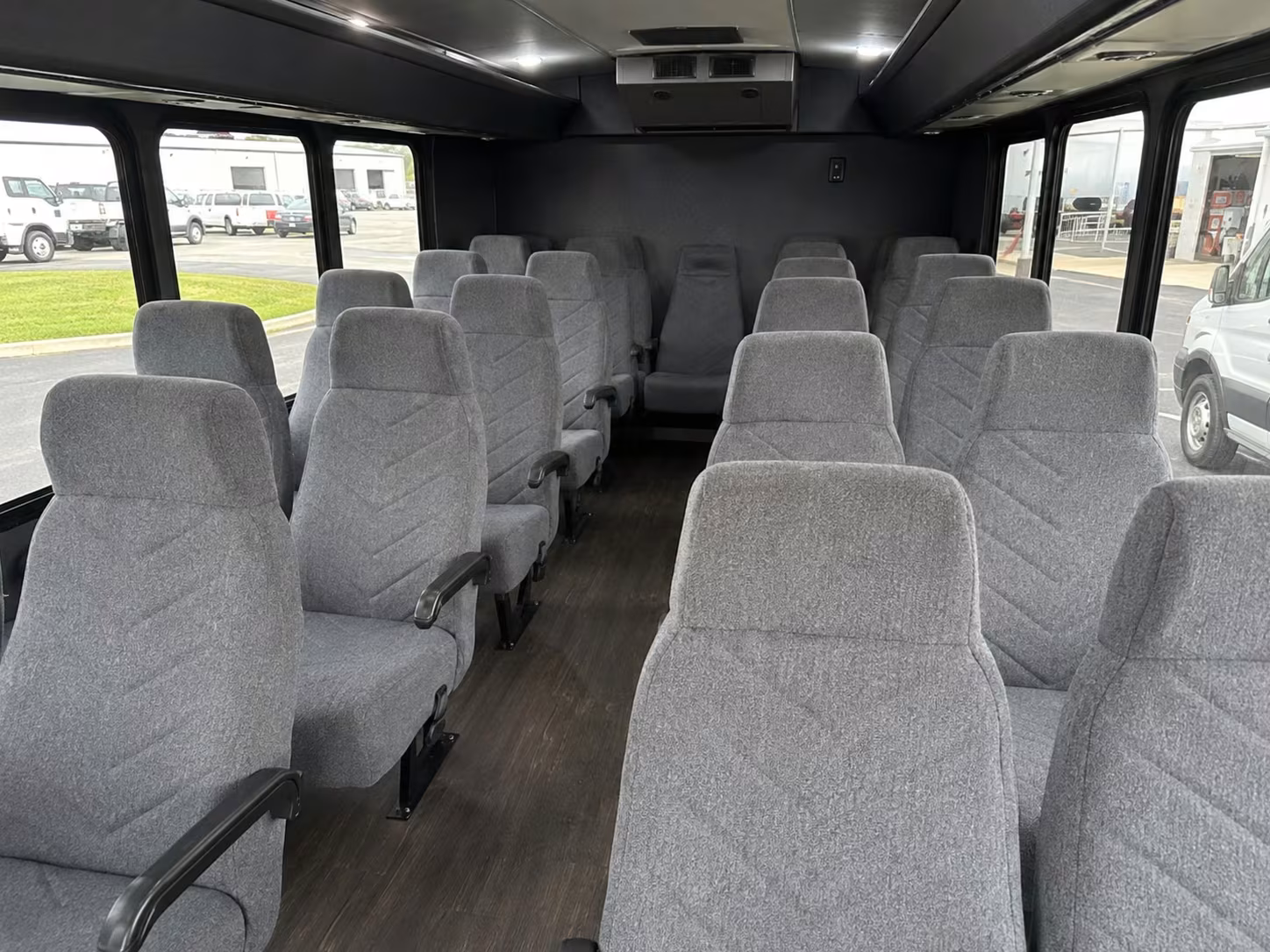 15 passenger minibus inside