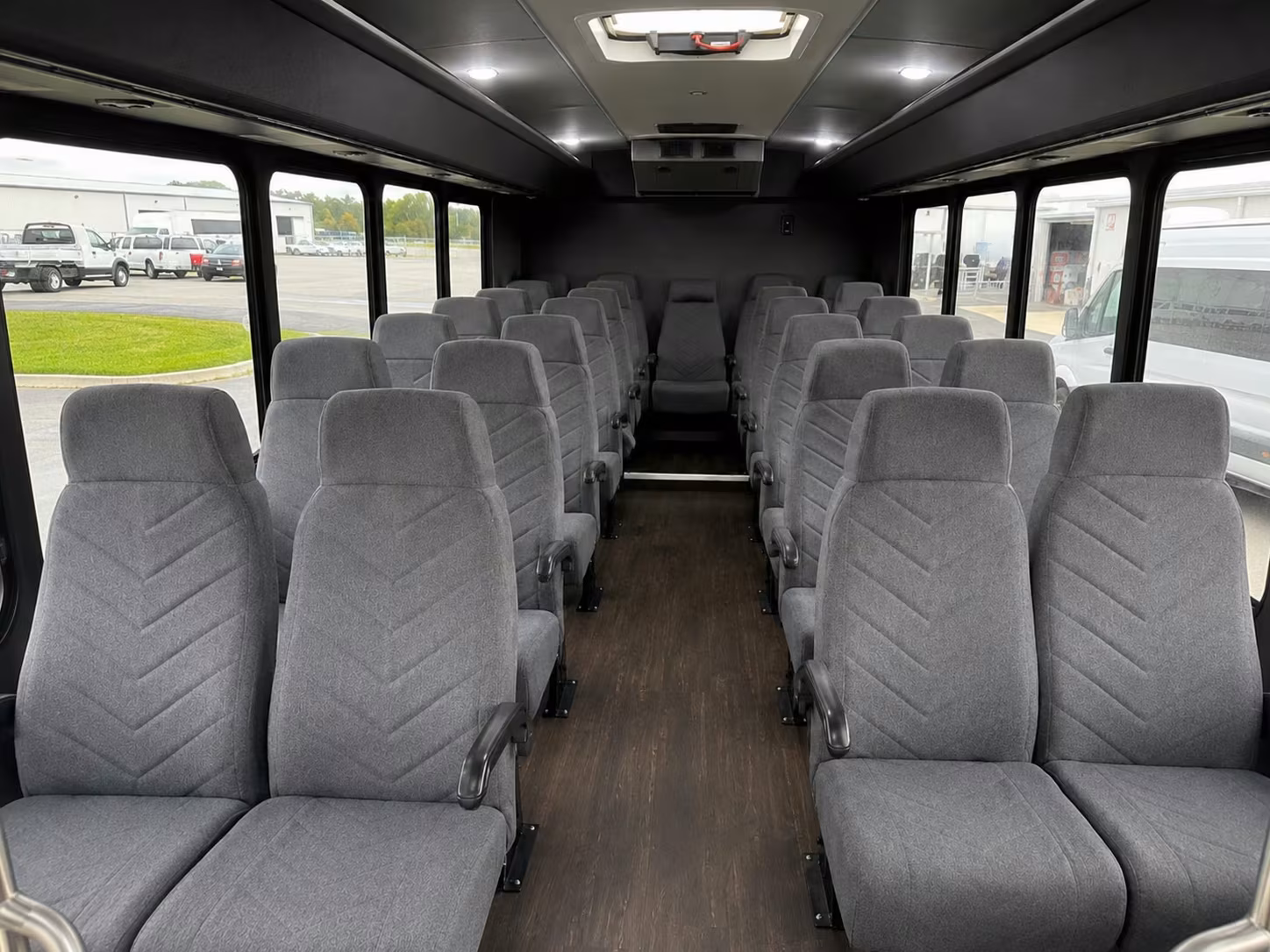 20 passenger minibus interior