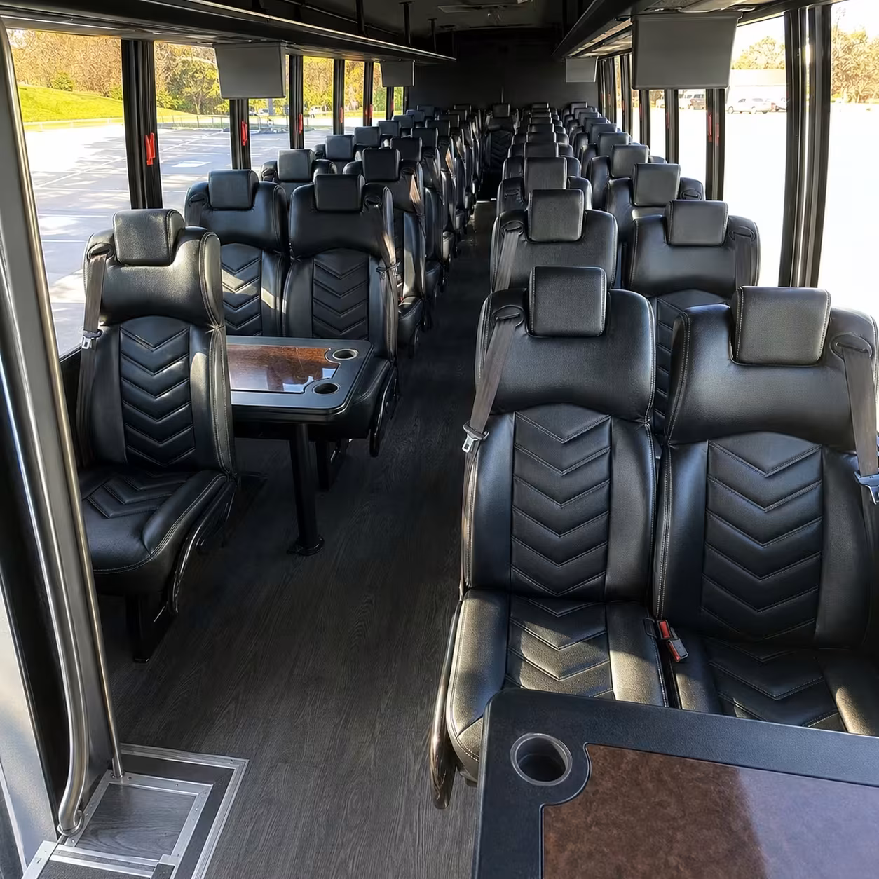 28 passenger minibus inside