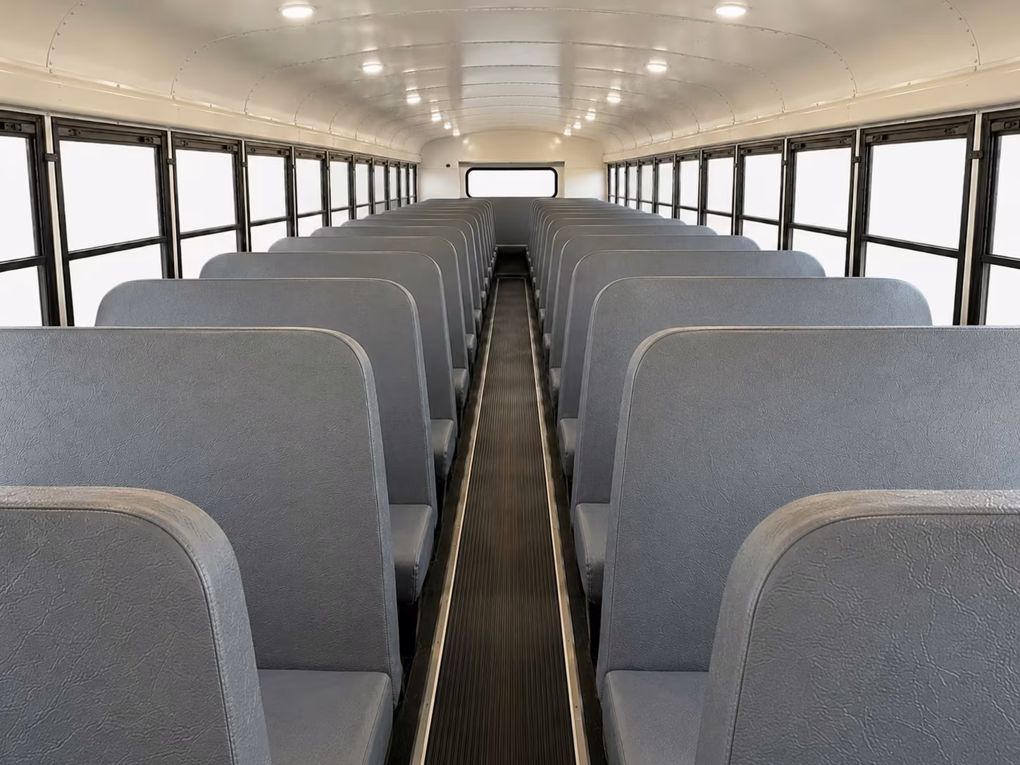 school bus inside