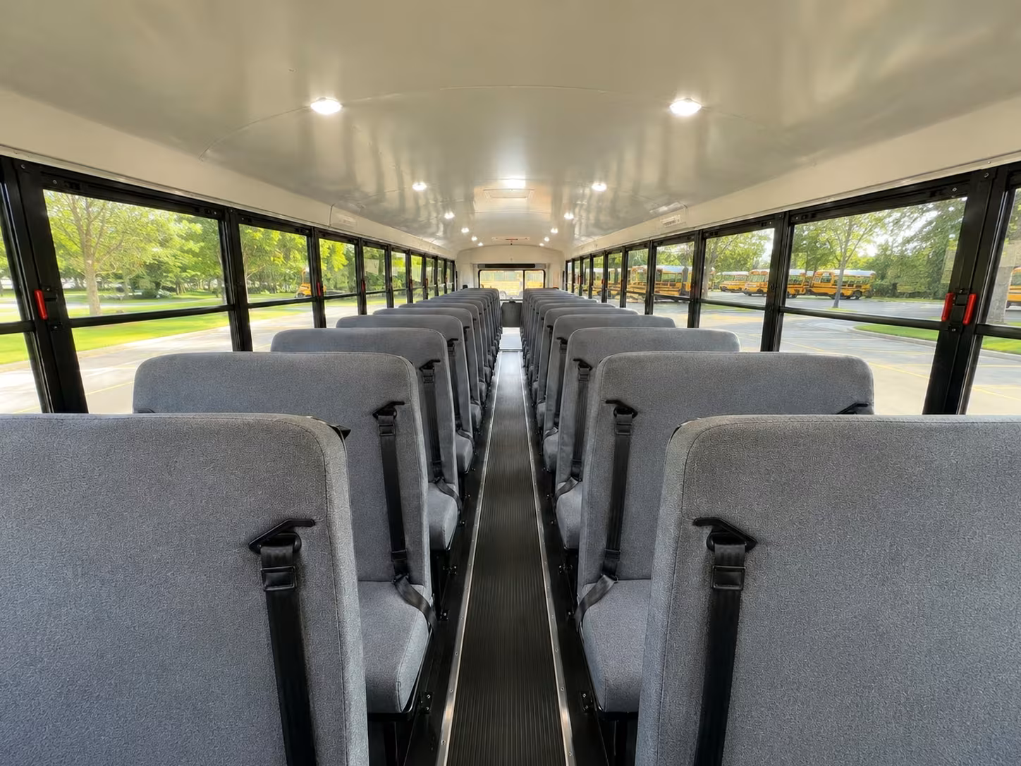 school bus interior