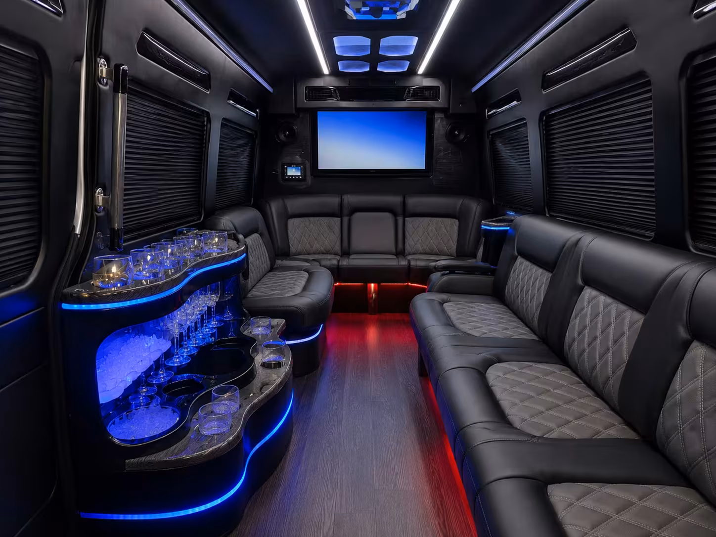 sprinter limousine inside