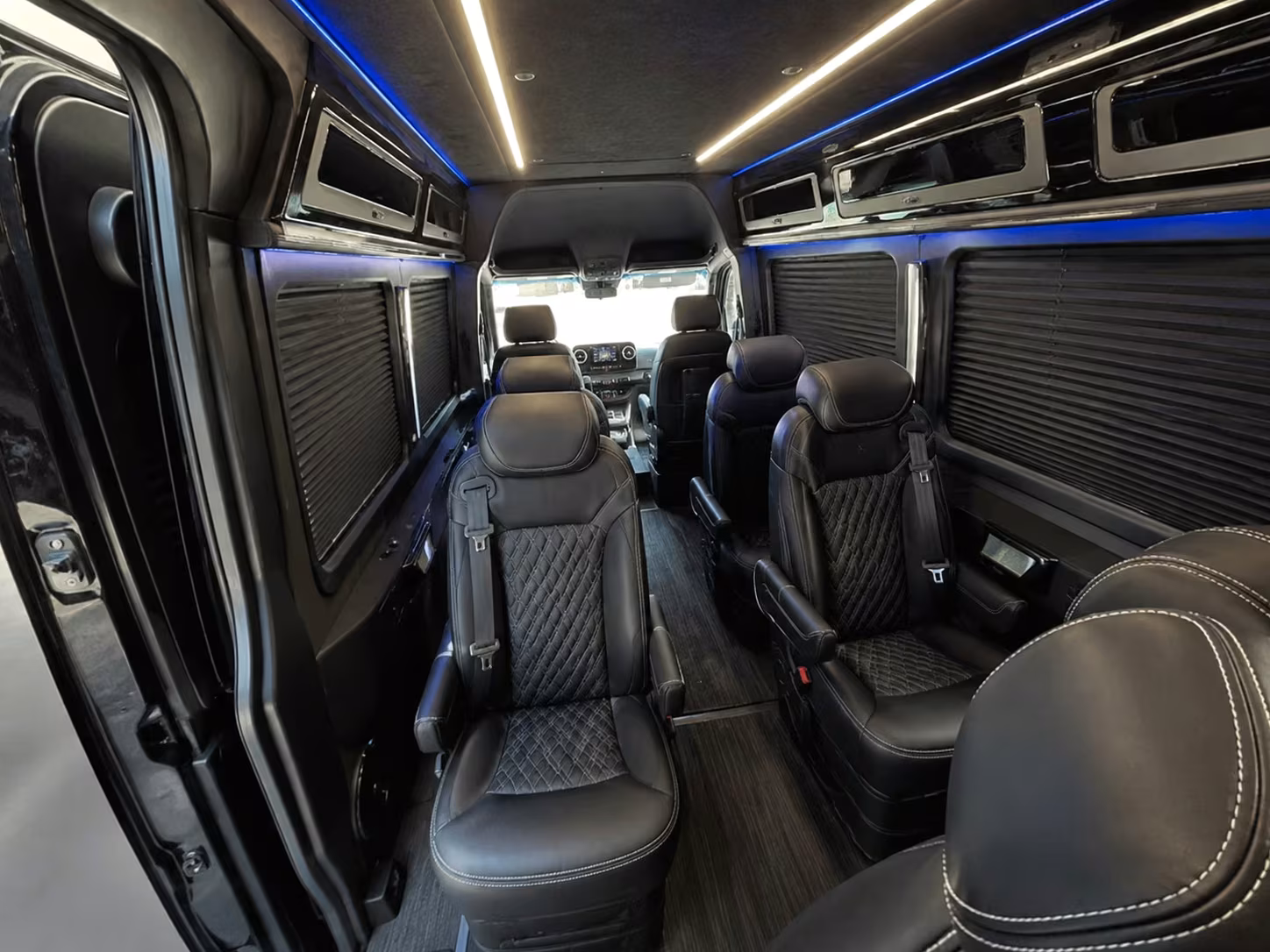 sprinter van with driver interior