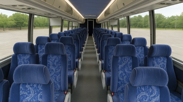 54 passenger charter bus interior el paso