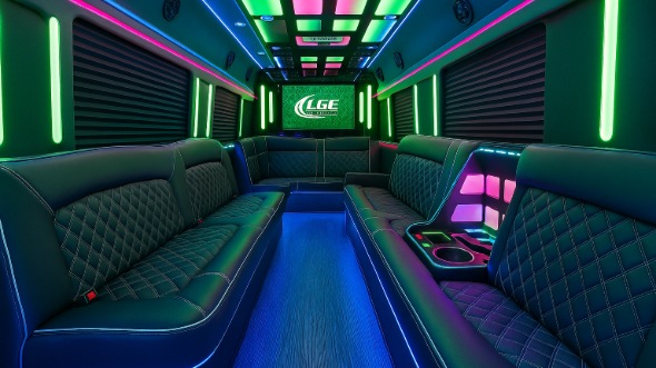 el paso party bus rental inside