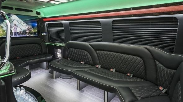 el paso sprinter limo rental inside