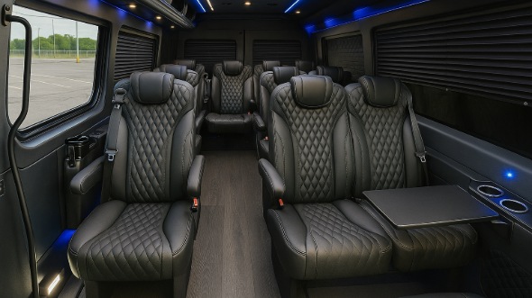 el paso sprinter van with driver inside