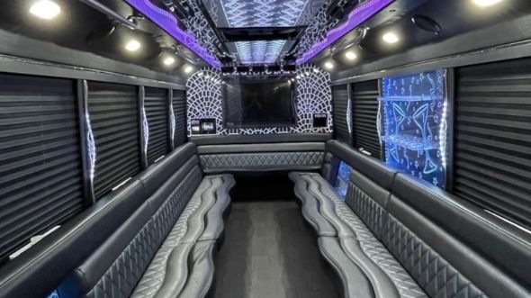 party bus rental interior el paso